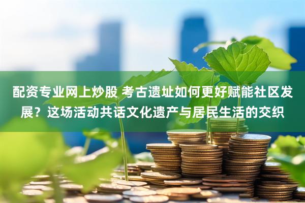 配资专业网上炒股 考古遗址如何更好赋能社区发展？这场活动共话文化遗产与居民生活的交织